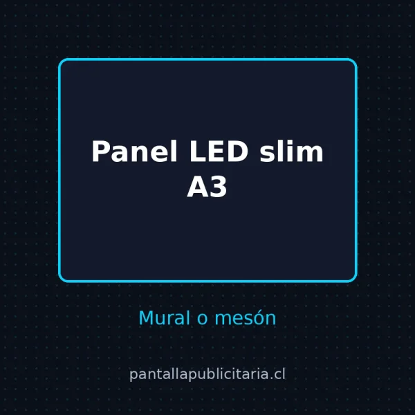 Panel LED slim A3
